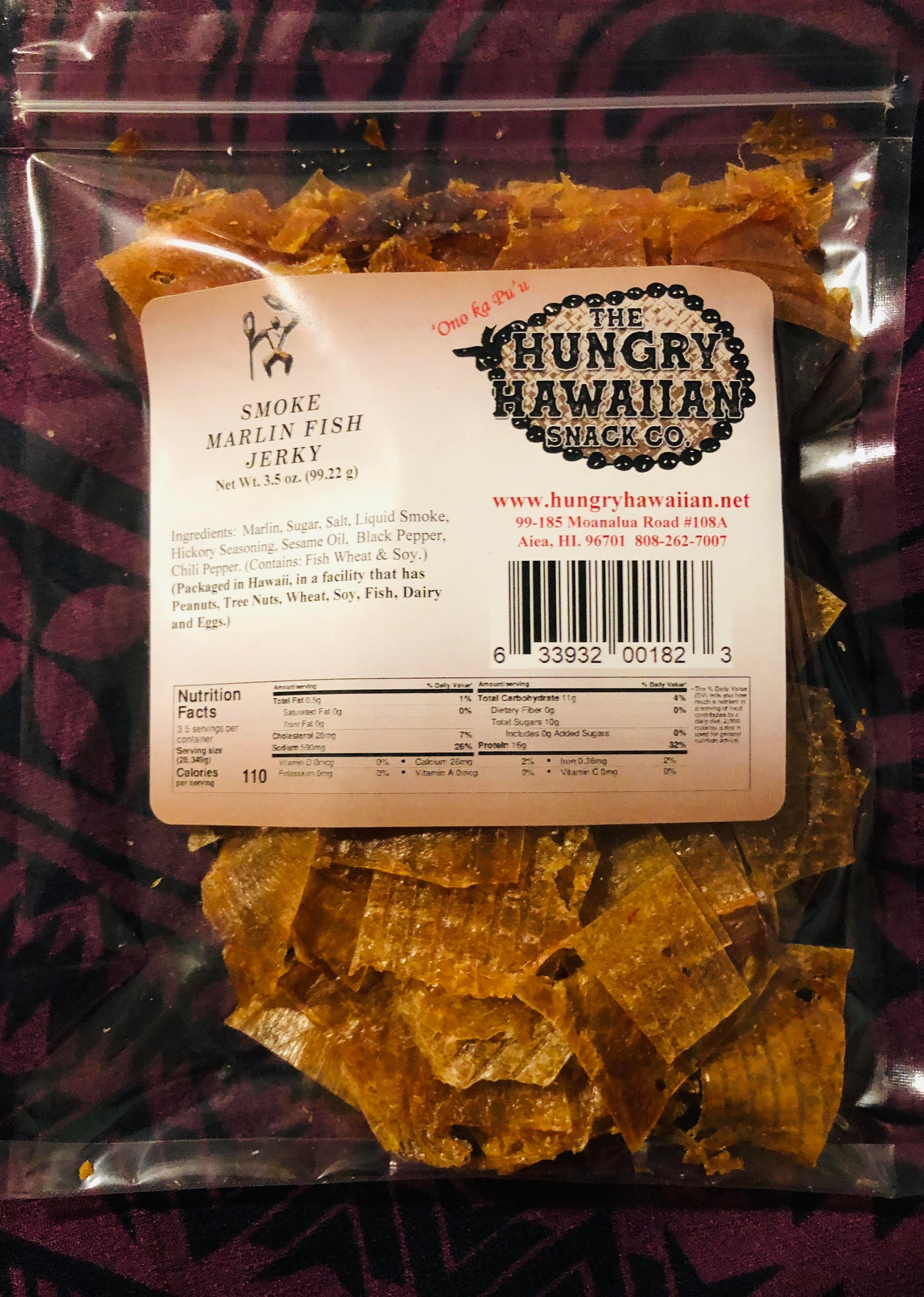 Pop-Up Mākeke - FunDelicious Creations - Smoke Marlin Fish Jerky