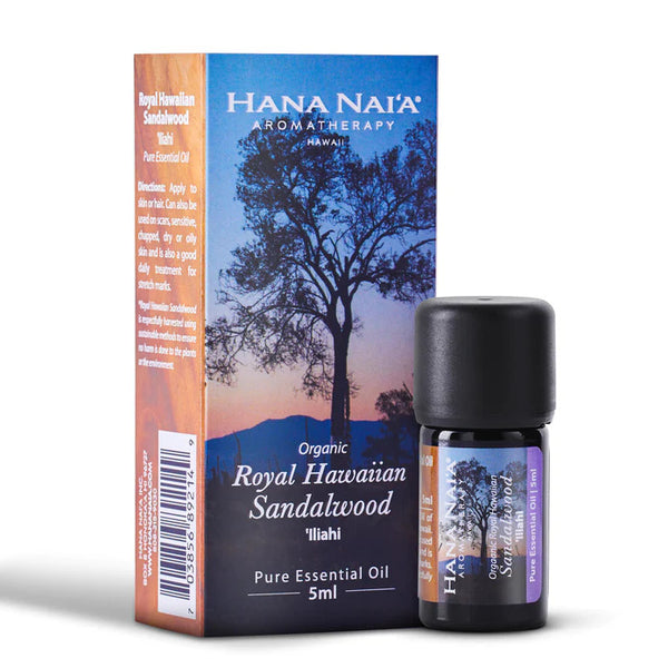 Organic Hawaiian Sandalwood ('iliahi) Pure Essential Oil - The Mākeke