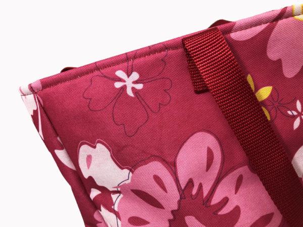 Pop-Up Mākeke - Haumea Hawaii - Kai Beach Bag - Hibiscus Heaven - Handle Close Up