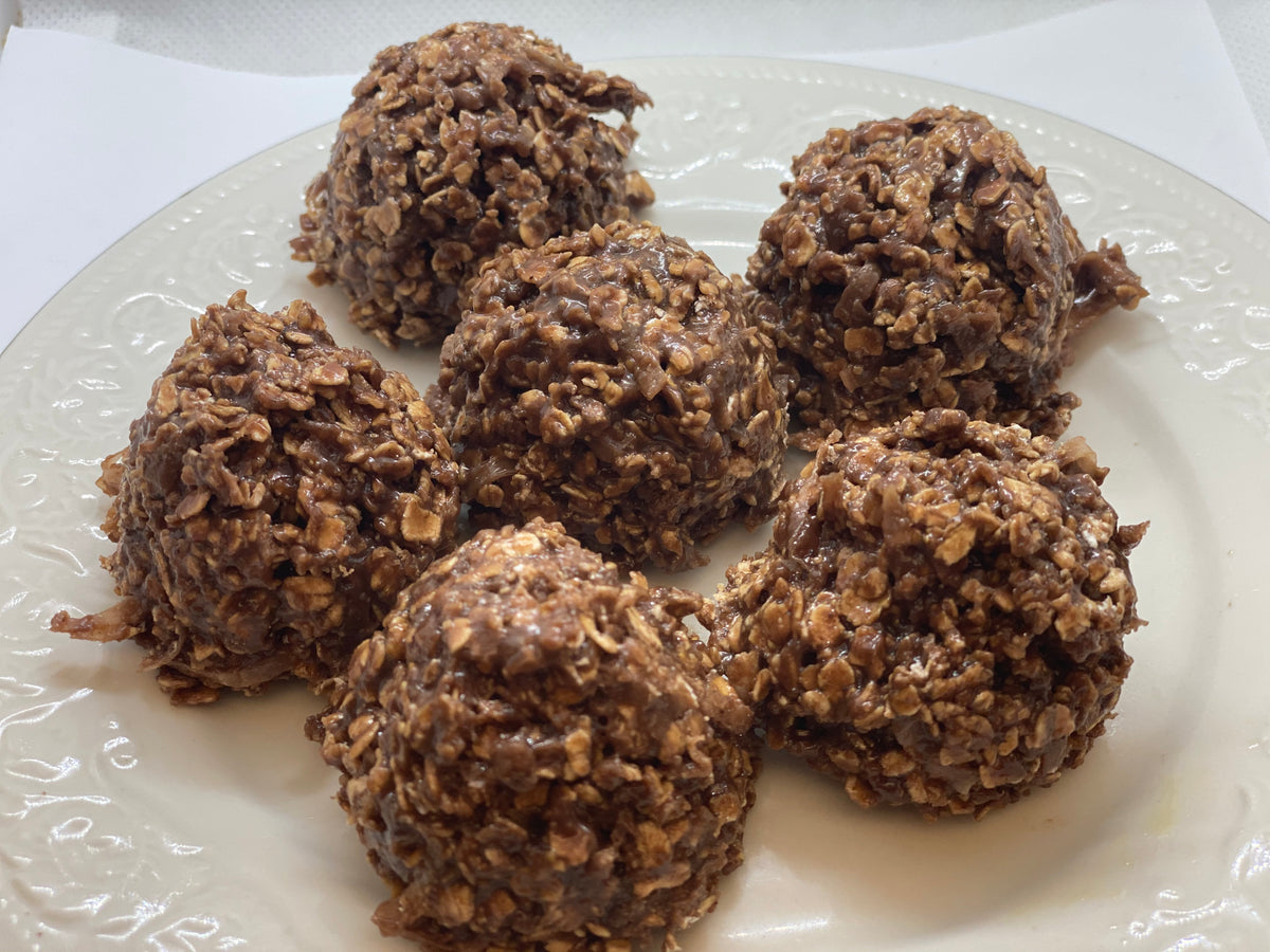 Pop-Up Mākeke - Hawaii Fry-O Food Group - Chocolate Oatmeal Coconut No Bake Cookie Mix - Made