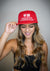 Pop-Up Mākeke - Hawaiis Finest - Make Hawaii Snapback Hat - Red - Front View