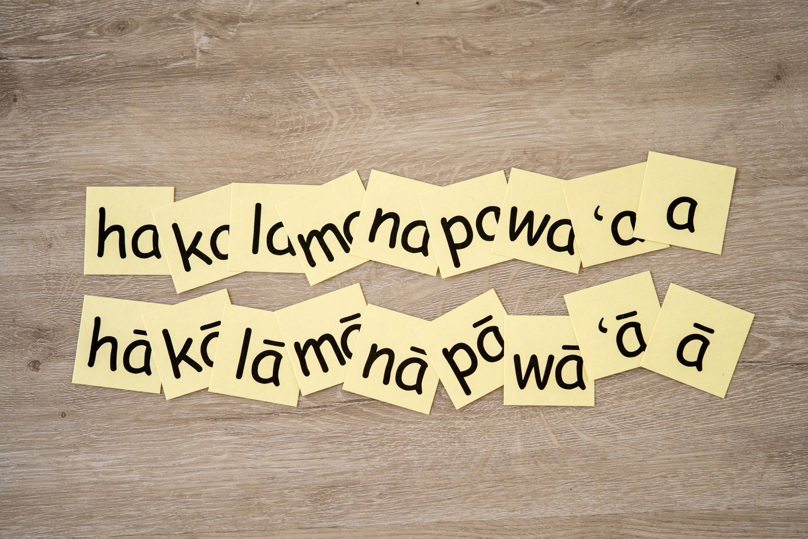 Pop-Up Mākeke - Kaulana Mahina - Kāleka Hakalama Matching & Flash Cards - Spelling