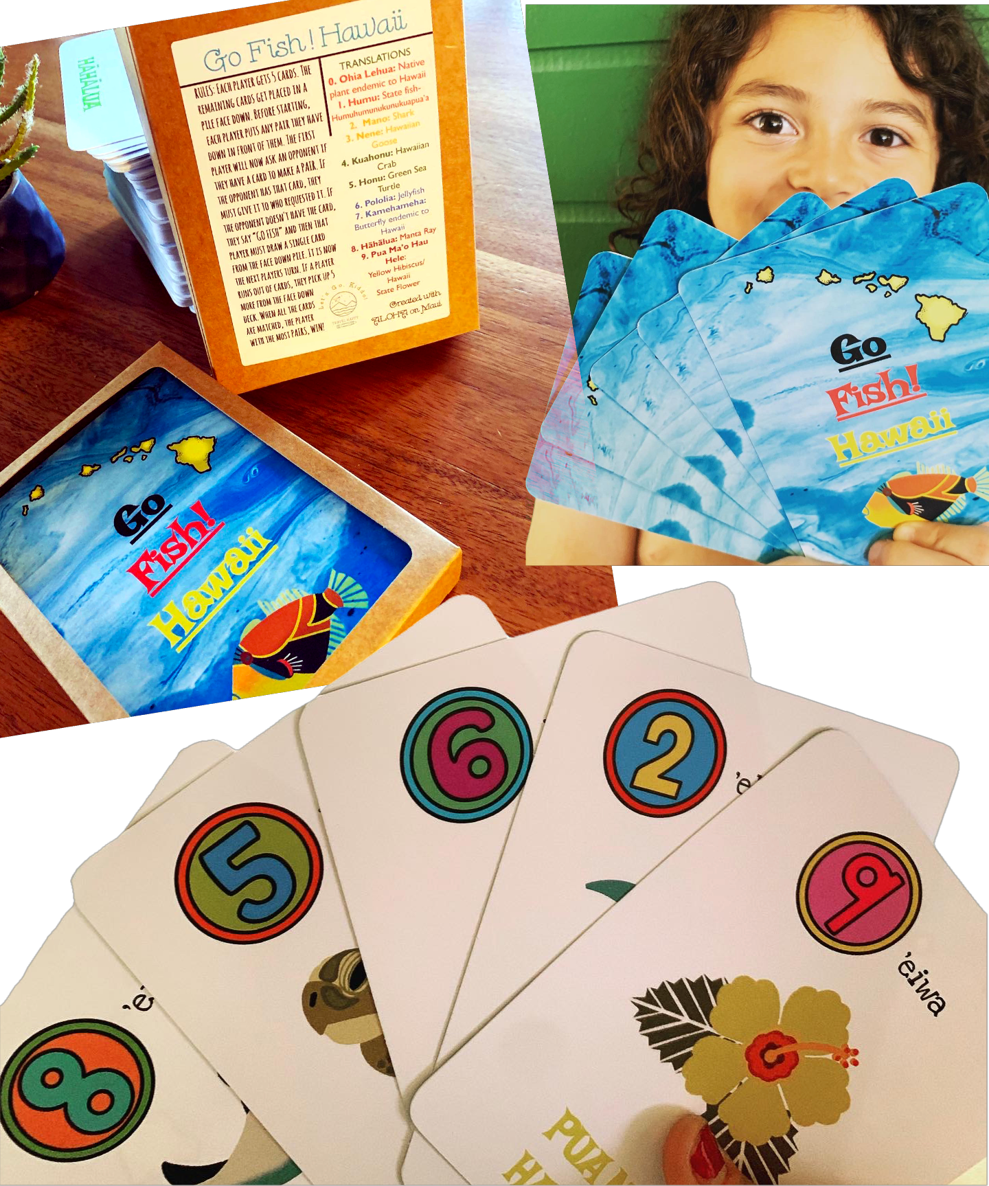 Pop-Up Mākeke - Let's Go, Kiddo! - Go Fish! Hawaii Card Game
