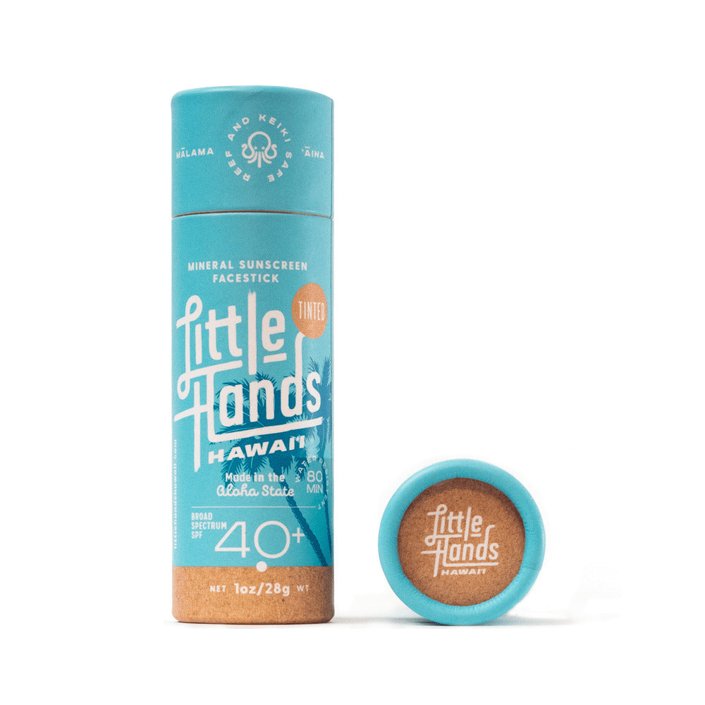 Pop-Up Mākeke -  Little Hands Hawaii - Mineral Sunscreen Face Stick (Sport Stick) - Tinted