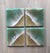 Pop-Up Mākeke - Marr Artworks - Resin Beach Ceramic Coaster - Teal - Different Styles