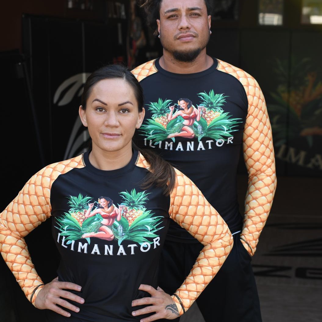 Pop-Up Mākeke - Na Wahine Toa Foundation - Pineapple Youth Rash Guard