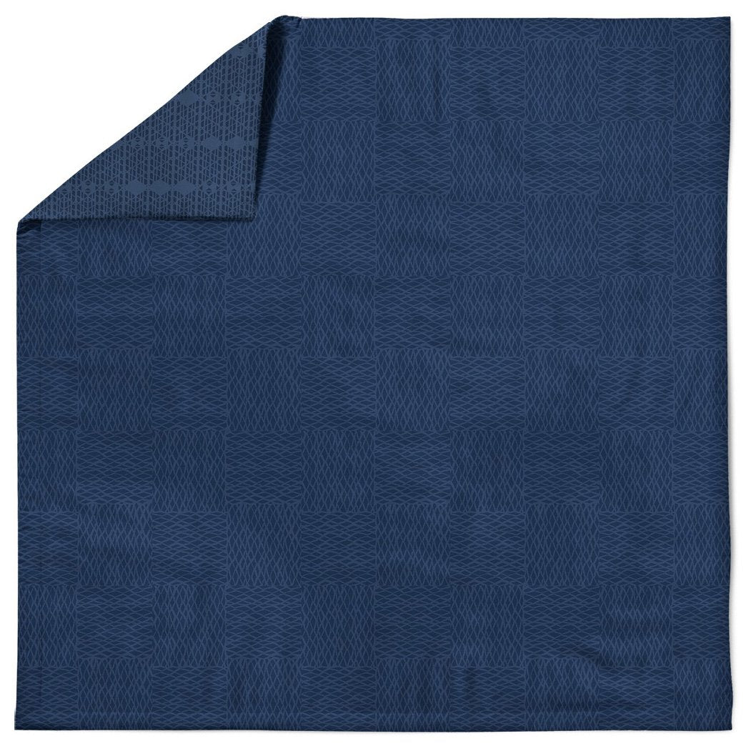 Pop-Up Mākeke - Noho Home - Hoʻo Hiamoe Reversible Duvet Cover - Upena Print