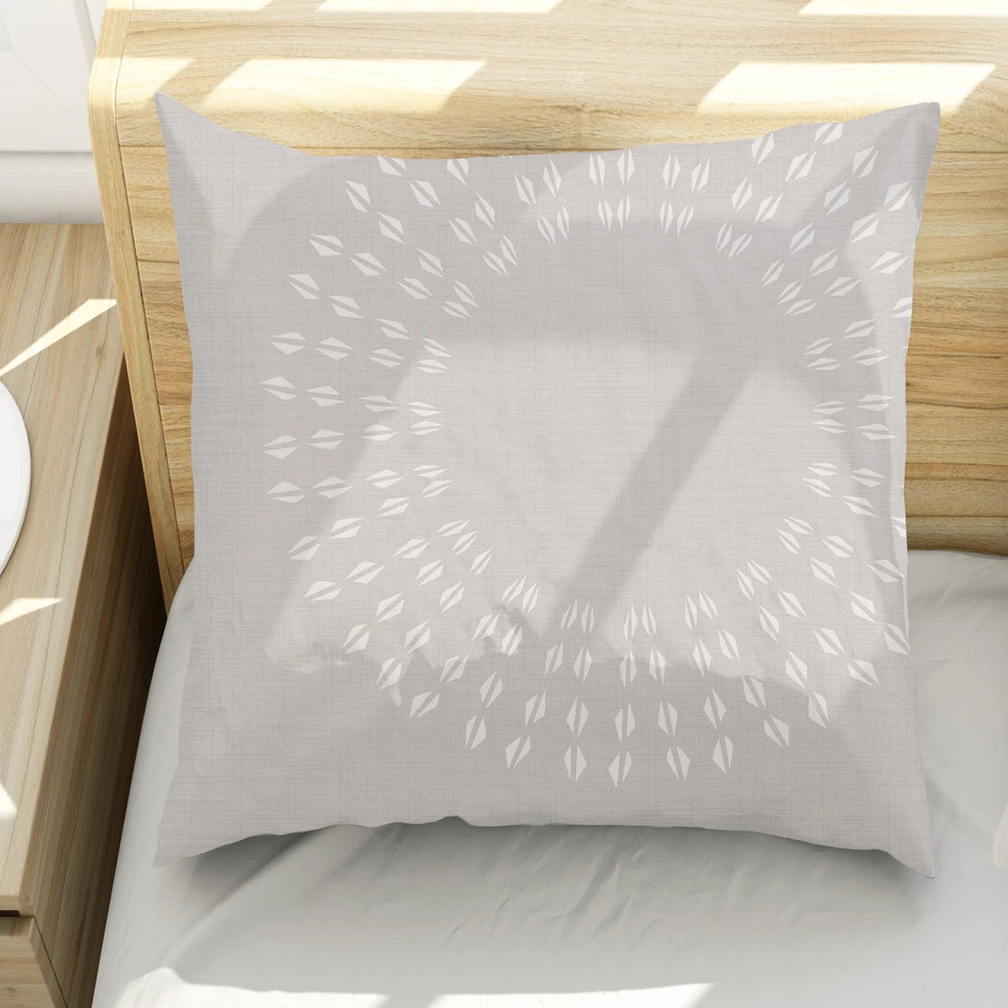 Pop-Up Mākeke - Noho Home - Pukana Lā Euro Sham Set (2 Pillowcases) - In Use