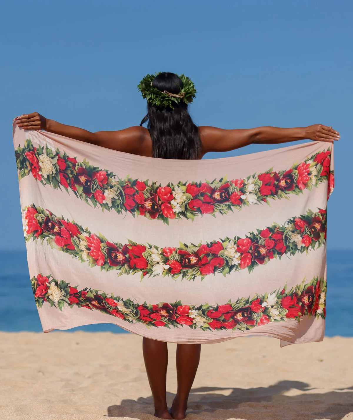Pop-Up Mākeke - Pareo Pūliki by Haku Maui & Tag Aloha Co. - Back View