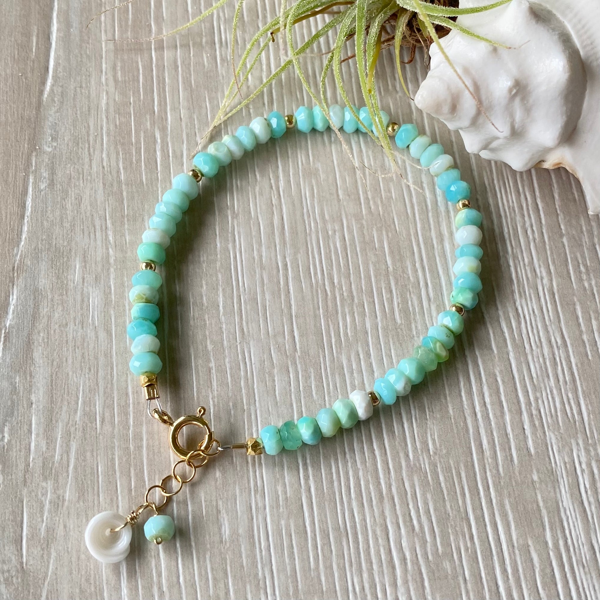 Pop-Up Mākeke - Stacey Lee Designs - Hanalei Opal Gemstone Bracelet