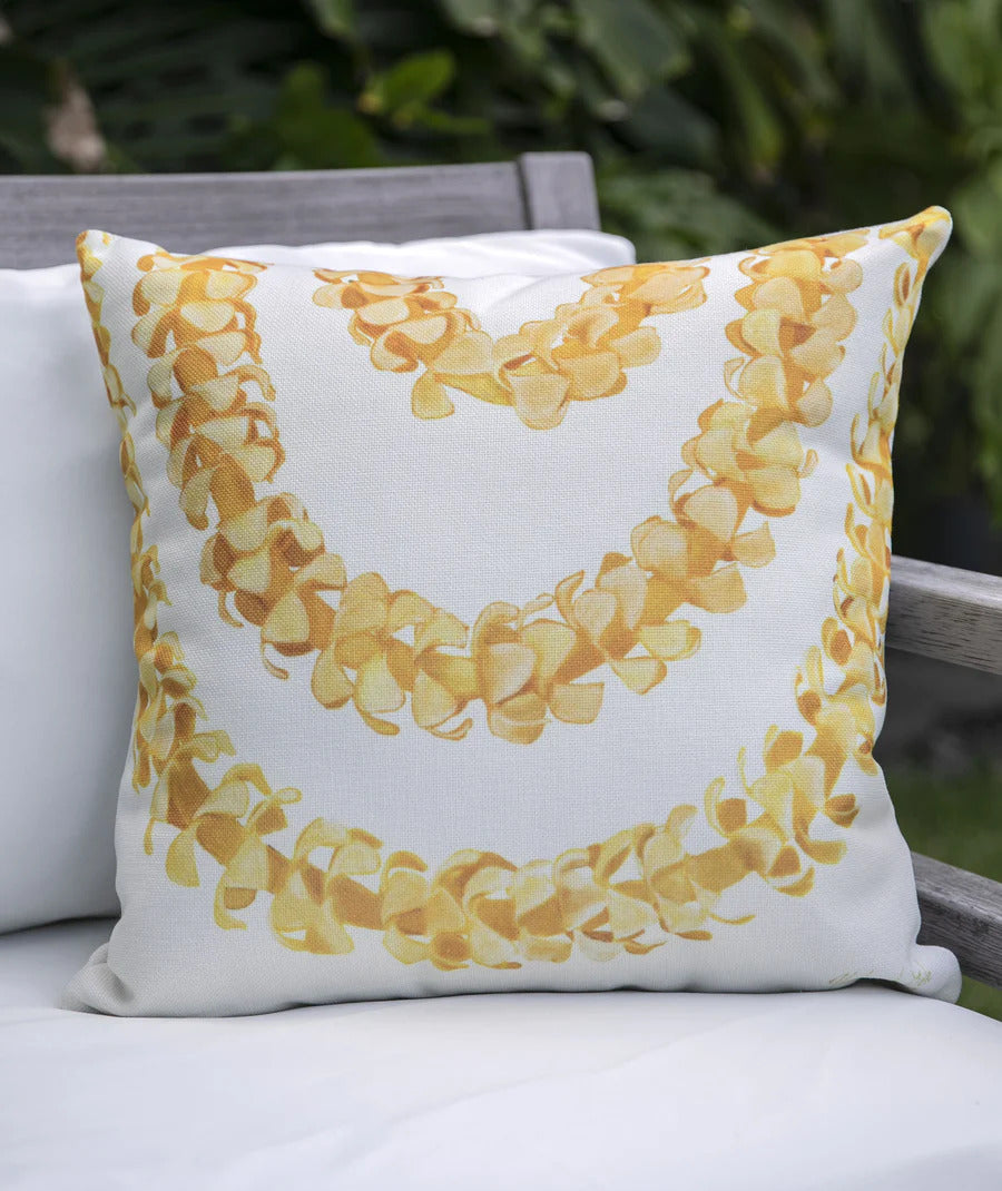 Pop-Up Mākeke - Tag Aloha Lei Ers Cotton Pillowcase - Front View