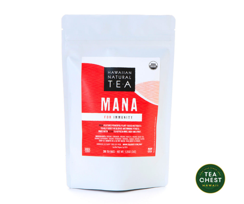Pop-Up Mākeke - Tea Chest Hawaii - Hawaiian Natural Tea - MANA - Boxed