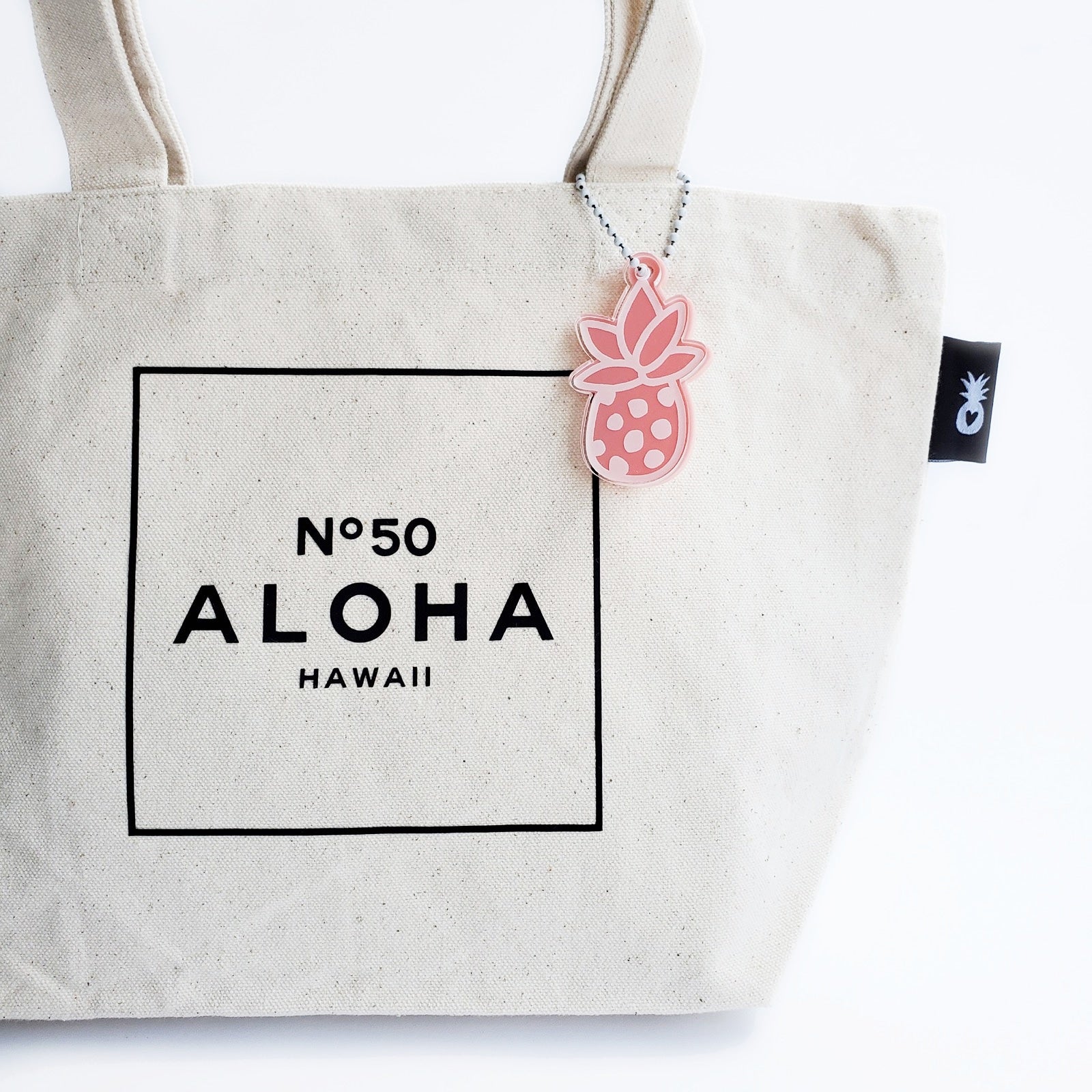 Pop-Up Mākeke - Workshop 28 HI - Aloha No. 50 Mini Tote Bag in Canvas