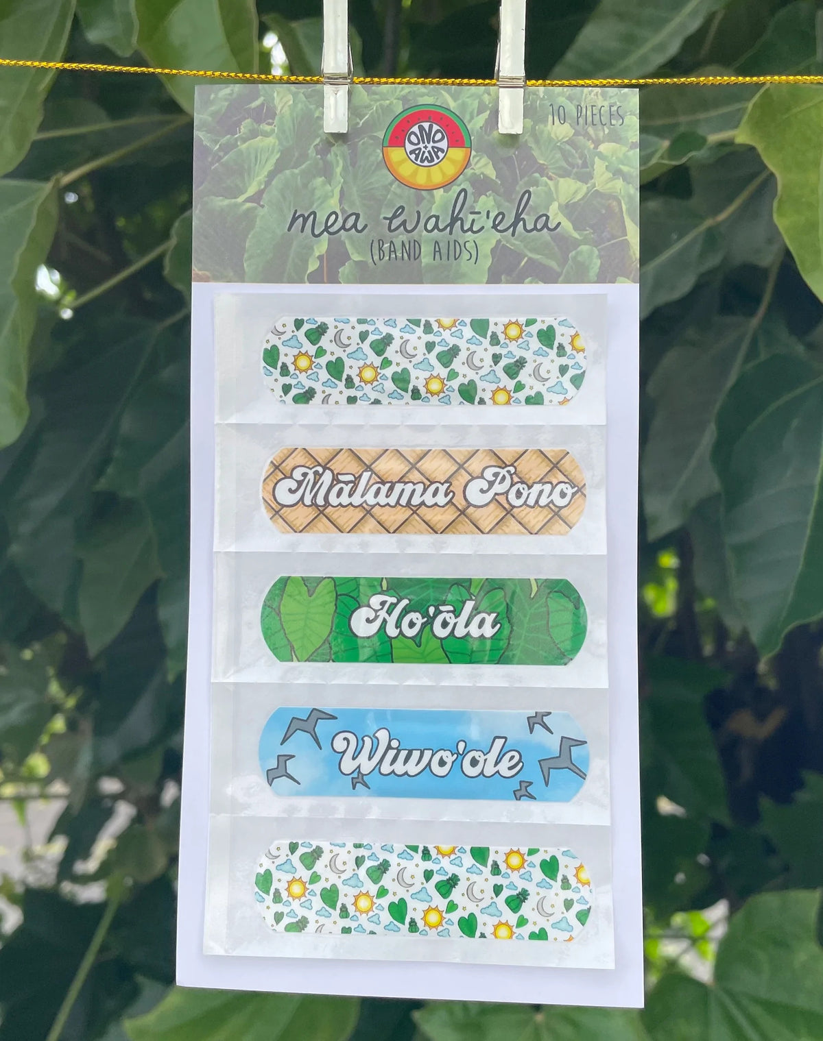 Pop-Up Mākeke - ‘Ono + ‘Awa Keiki Club - Waterproof Band Aids (Mea Wahīʻeha) - ʻĀina