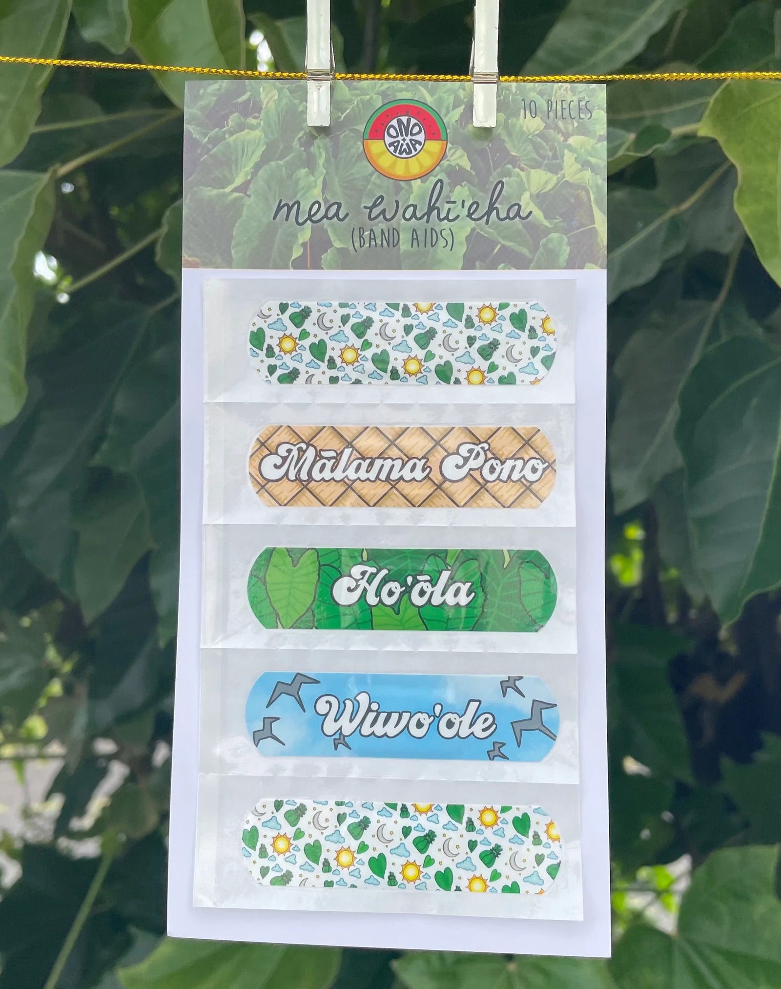 Pop-Up Mākeke - ‘Ono + ‘Awa Keiki Club - Waterproof Band Aids (Mea Wahīʻeha) - ʻĀina