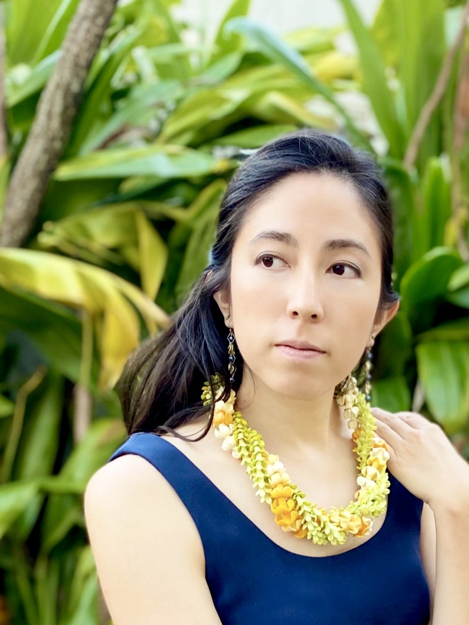 Homemade Mix Puakenikeni Lei - 25in