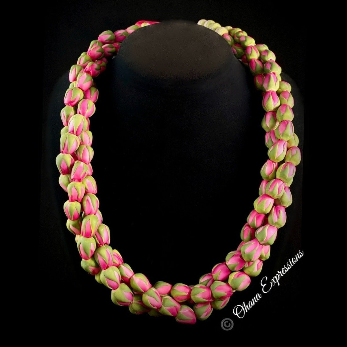 Lokelani Rosebud Lei - 25in