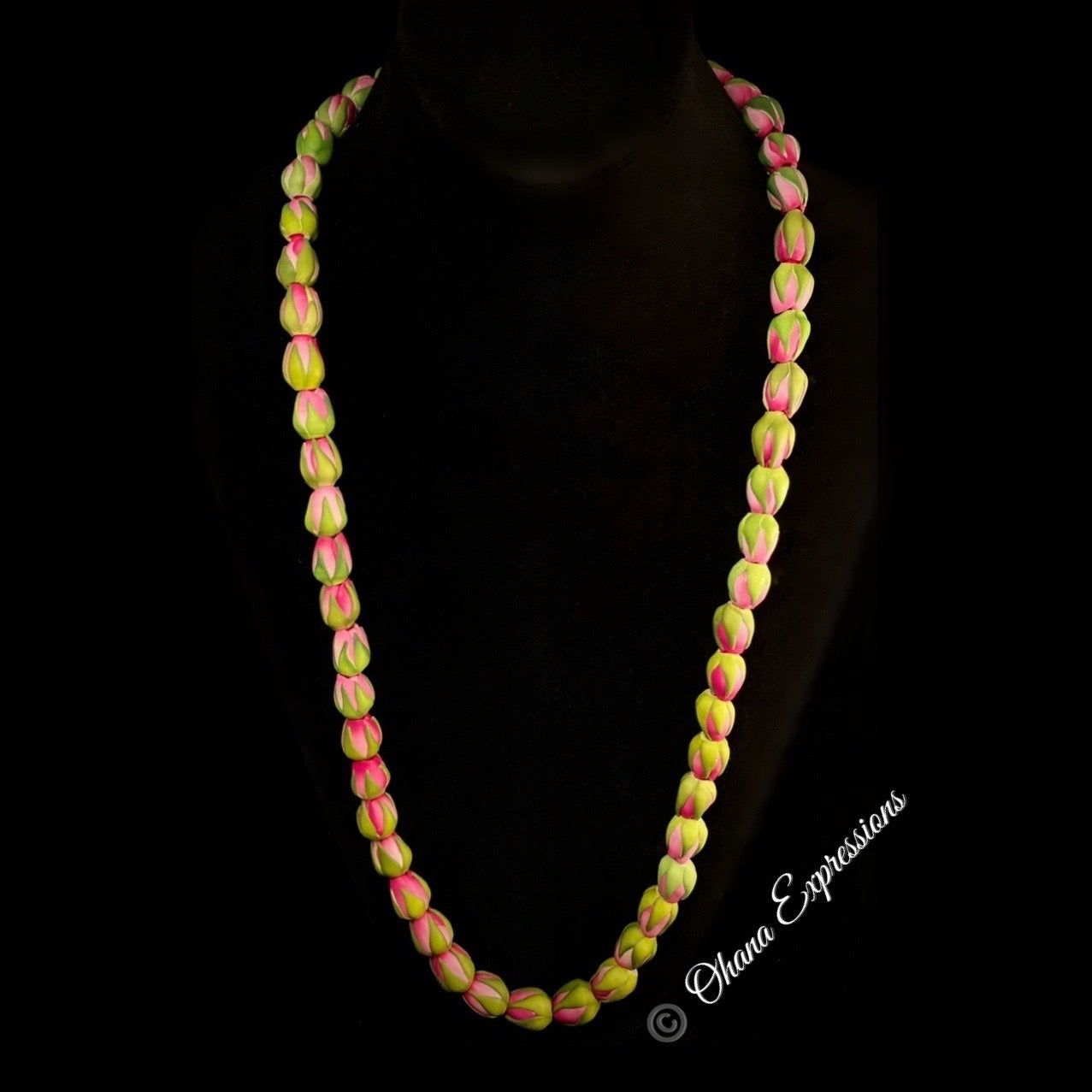 Lokelani Rosebud Lei - 30in